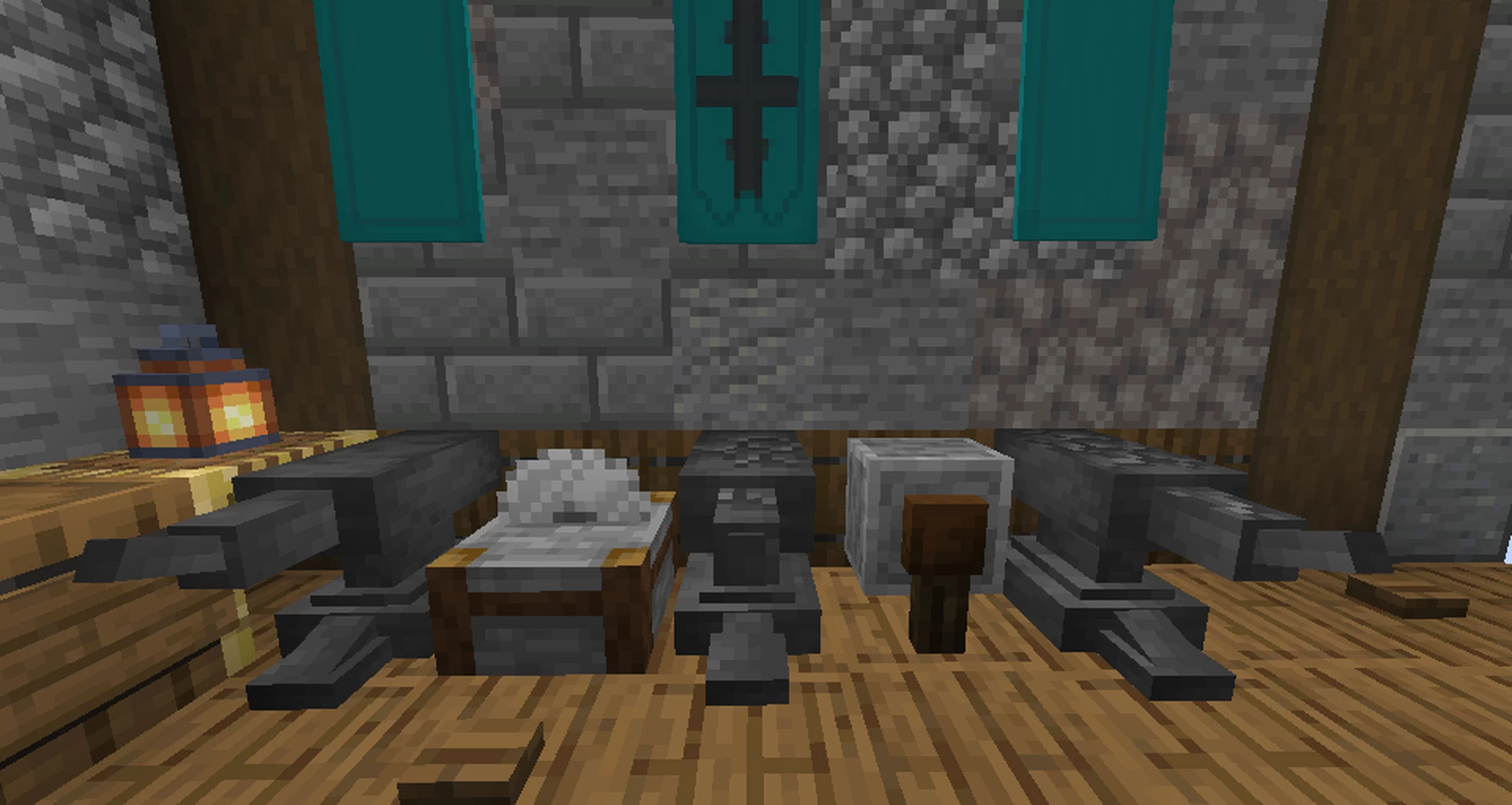 An anvil interface combining enchanted books